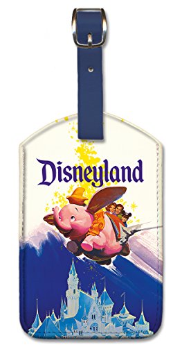 Disneyland Dumbo Leatherette Luggage Baggage Tag by Pacifica