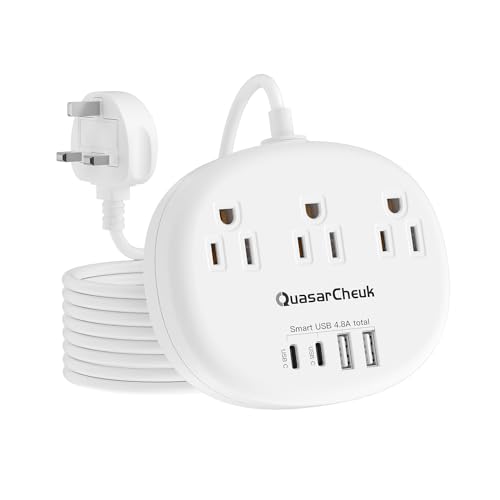 Travel Plug Adapter: US to UK, Type G