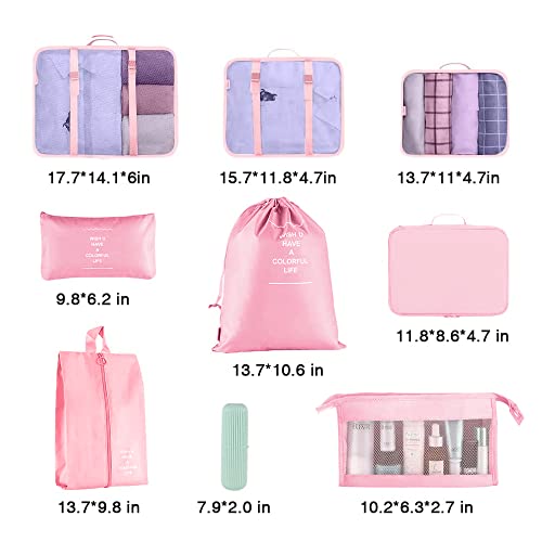 Aviator Packing Cubes Set: Organize Clothes, Shoes & Cosmetics