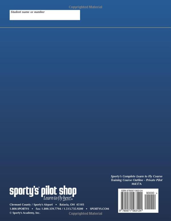 Private Pilot Training Course with Sporty's Outline