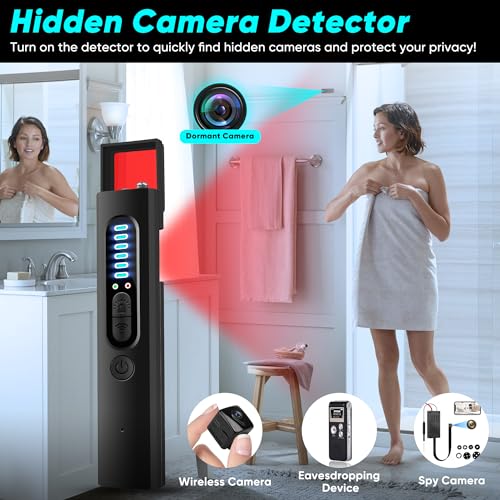 2024 Hidden Camera & Bug Detector, RF Signal Scanner