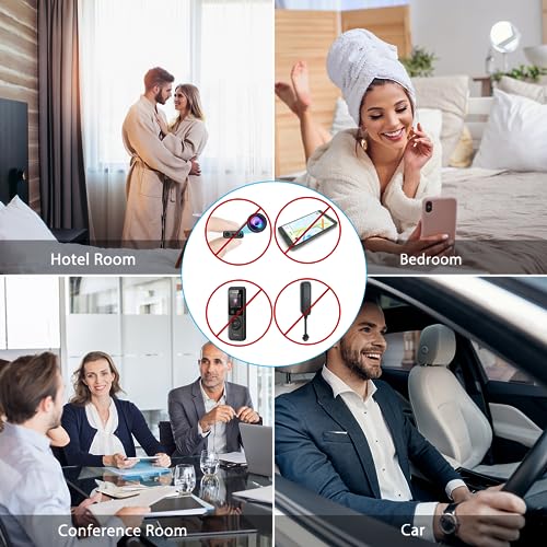 Wireless Anti-Spy Camera & Bug Detector for Travel