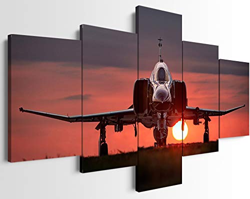 5 Piece F-4 Phantom II Airplane Wall Decor