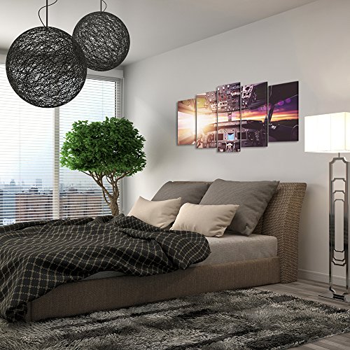 Airplane Cockpit Interior Canvas Wall Art