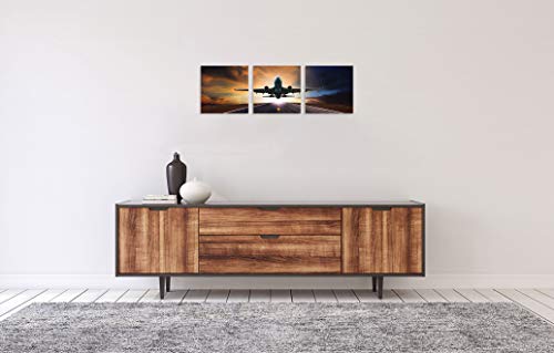 Vintage Plane Aviation Art Print Set