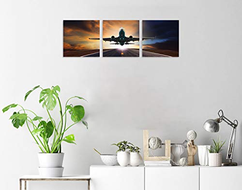 Vintage Plane Aviation Art Print Set