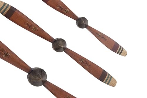 Aviation Themed Metal Airplane Propeller Wall Art Set