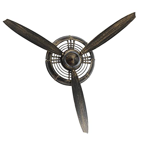 Retro Metal Aviation Propeller Wall Decor for Bar