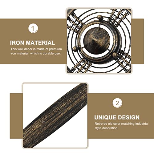 Retro Metal Aviation Propeller Wall Decor for Bar