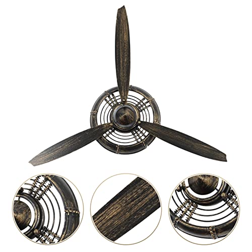 Retro Metal Aviation Propeller Wall Decor for Bar
