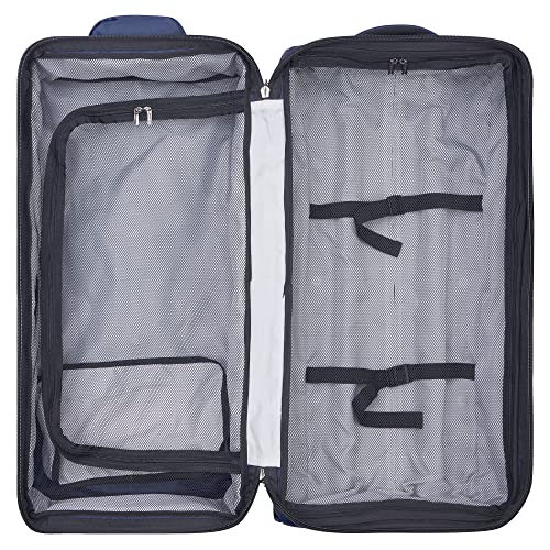 DELSYE Paris Blue 28-Inch Rolling Duffle Bag