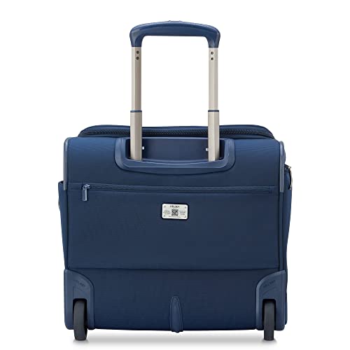DELSEY Paris Helium DLX Luggage Under-Seater, 2 Wheels, Navy Blue