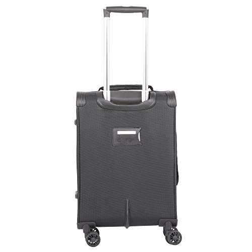 Ultra-Lightweight Spinner Suitcase Set for Airlines - Black
