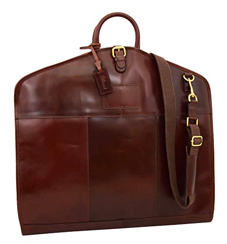 Leather Suit Carrier for Aviation Travels