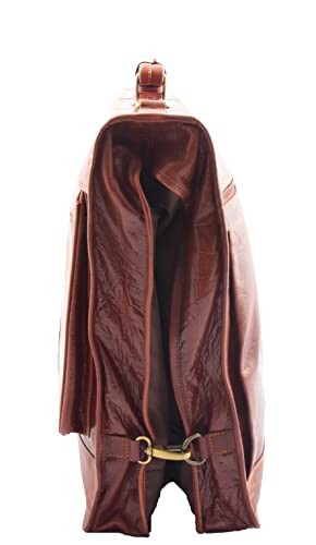 Genuine Leather Weekend Dress Carrier Bag - CANICO