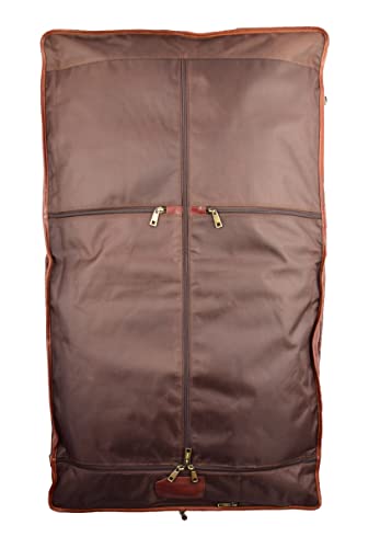 Genuine Leather Weekend Dress Carrier Bag - CANICO