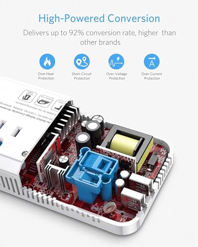 Europe-Ready 2000W Travel Voltage Converter