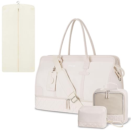 ETRONIK Travel Duffle Bag with Hangable Garment Bag