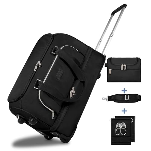 ETRONIK Rolling Duffel Bag: Aviation-Ready Overnight Companion