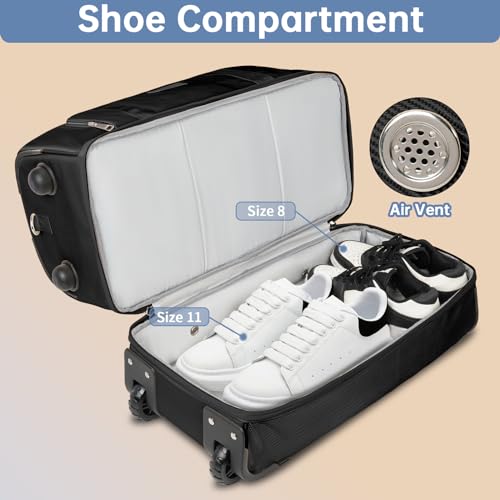 ETRONIK Rolling Duffel Bag: Aviation-Ready Overnight Companion