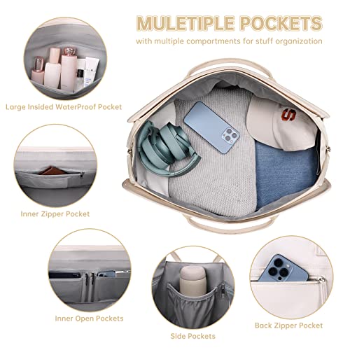 ETRONIK Travel Duffle Bag with Hangable Garment Bag