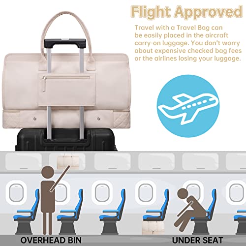 ETRONIK Travel Duffle Bag with Hangable Garment Bag