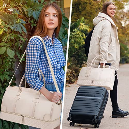 ETRONIK Travel Duffle Bag with Hangable Garment Bag