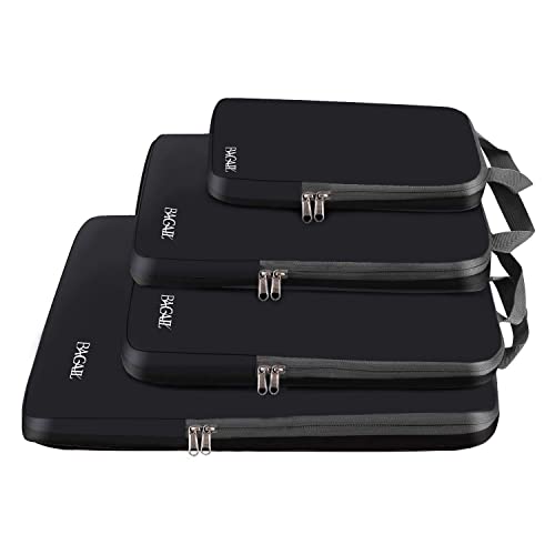Compression Packing Cubes for Travel - Black