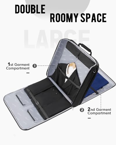 Convertible Weekender Suit Bag for Aviation Travel