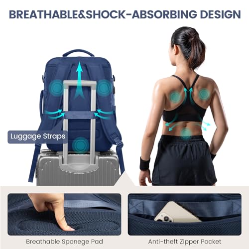 LOVEVOOK Aviation Travel Backpack: Stylish & Functional