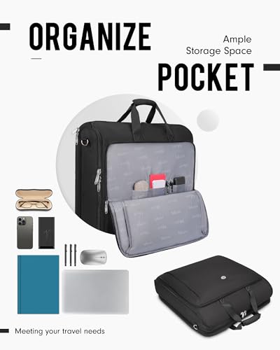 Convertible Weekender Suit Bag for Aviation Travel