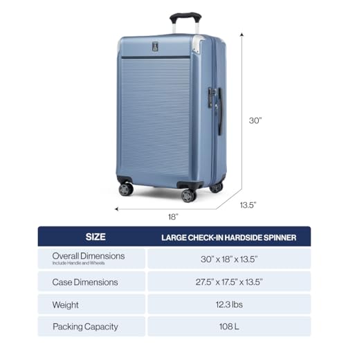 Travelpro Elite 8-Wheel Hardside Checked Luggage