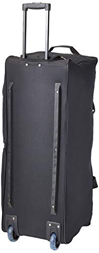 36-Inch Black Rockland Rolling Duffel Bag