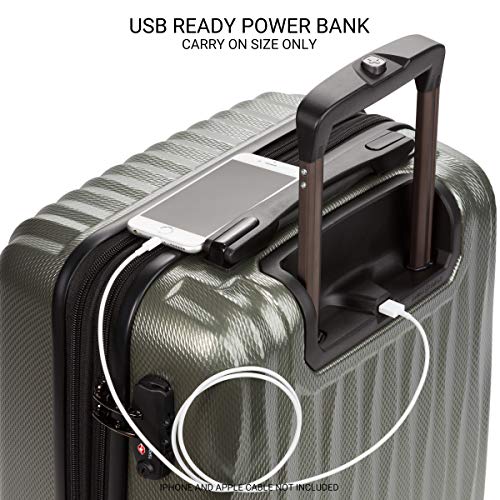 SwissGear 7272 Energie Luggage, Spinner Wheels, TSA Lock