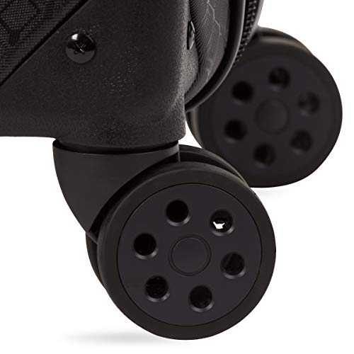 SwissGear 7739 Black Hardside Trunk with Spinner Wheels