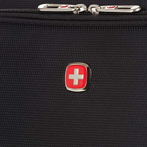 SwissGear 4010 Spinner Luggage, Black, 18-Inch