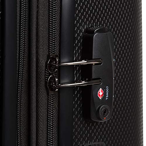 SwissGear 7272 Energie Black Hardside Luggage 24" Spinner