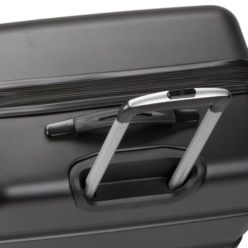 SwissGear 7366 Black Spinner Carry-On Luggage, 19-Inch