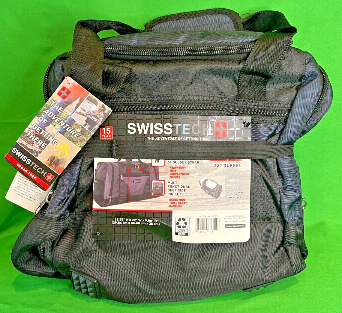 Swisstech Urban Trek 22" Duffle Bag with Mesh Compartment