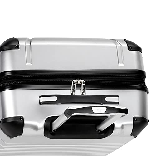 SwissGear 7782 Hardside Expandable Luggage Spinner - Silver