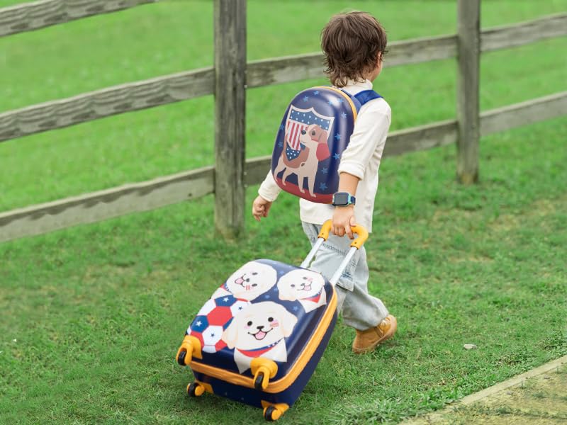 Aviation-themed Toddler Carry On Luggage Set