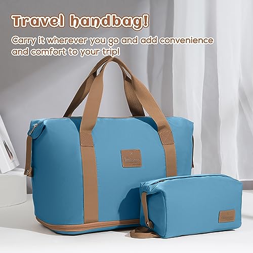 imiomo 20" Expandable Carry-on Suitcase: Spinner Wheels, TSA Lock