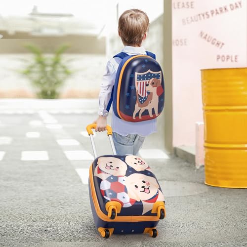 Aviation-themed Toddler Carry On Luggage Set