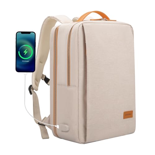 NOBLEMAN 15.6-Inch USB Travel Laptop Backpack