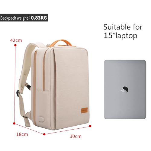 NOBLEMAN 15.6-Inch USB Travel Laptop Backpack
