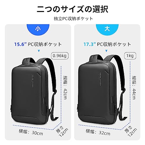 Muzee Slim Laptop Backpack with USB Port