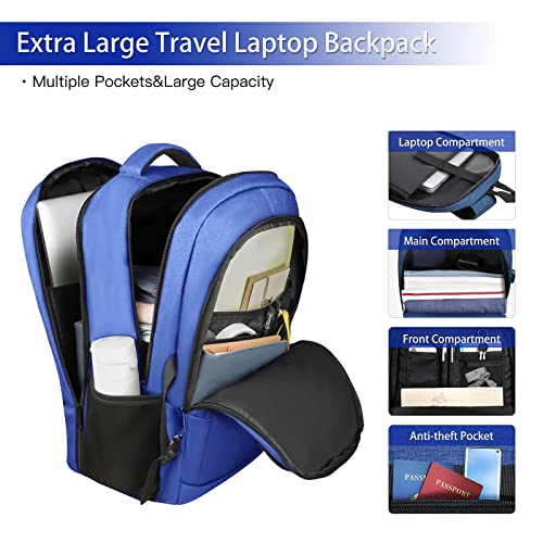 17" Aviation-Grade Laptop Backpack with USB Charging Port
