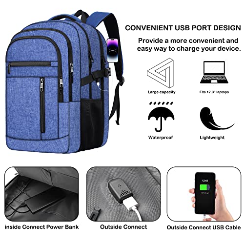 17" Aviation-Grade Laptop Backpack with USB Charging Port