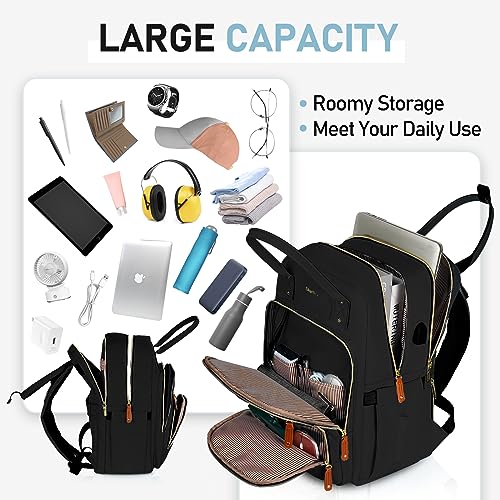 Aviation-themed 15.6" Laptop Backpack with USB Port