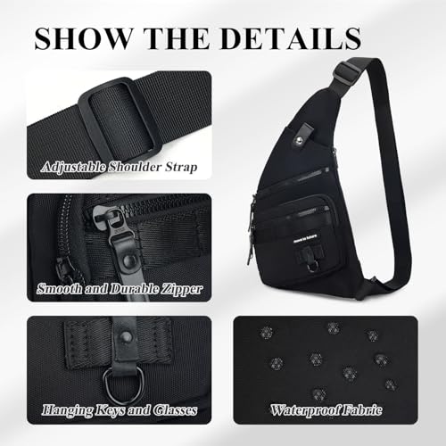 Aviation Sling Bag for Hiking and Travel